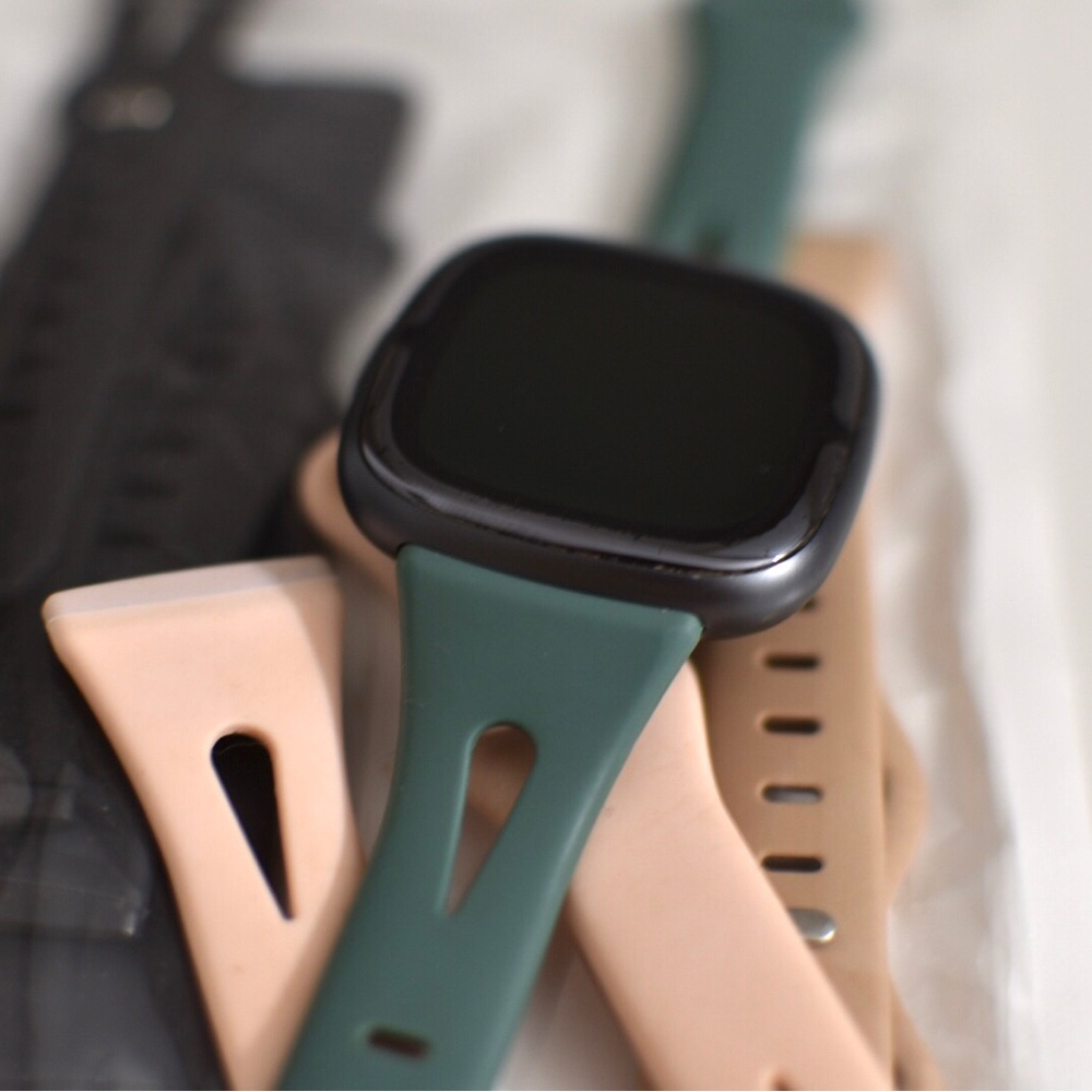 Fitbit Sense 2 with 4 silicon bands